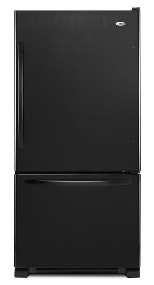 Amana 33-inch Wide Bottom-Freezer Refrigerator with EasyFreezer™ Pull-Out Drawer - 22 cu. ft. Capacity ABB2224BRB