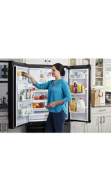 Maytag® 36- Inch Wide French Door Refrigerator with PowerCold® Feature - 25 Cu. Ft. MFI2570FEB