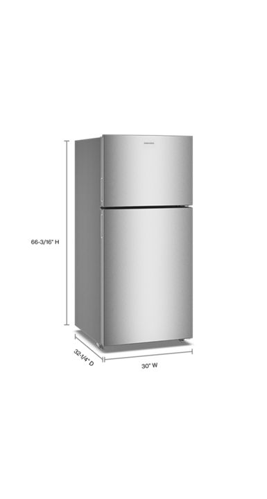 Amana 30-Inch Wide Top-Freezer Refrigerator With Dual Crisper Drawers—19 Cu. Ft. ARTX2019SZ