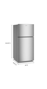 Amana 30-Inch Wide Top-Freezer Refrigerator With Dual Crisper Drawers—19 Cu. Ft. ARTX2019SZ