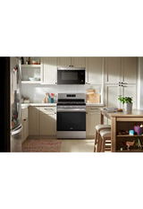 Whirlpool 30-inch Gas Range with Air Cooking Technology and Steam Clean WFGS4530SS