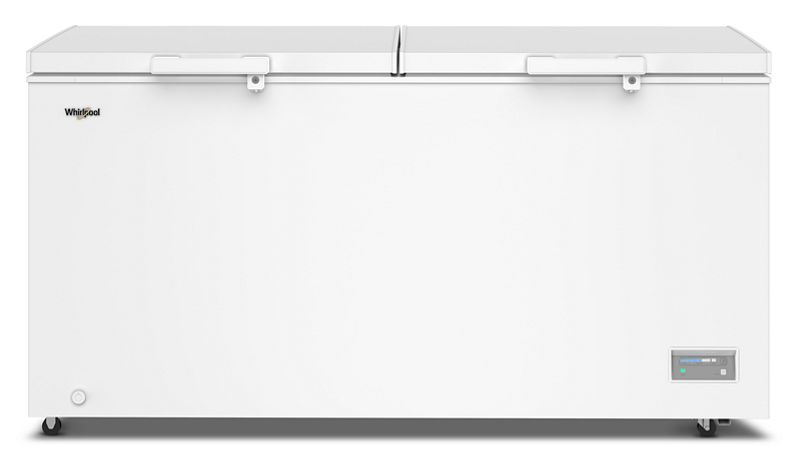 Whirlpool® 19 cu. ft. Convertible Freezer-to-Fridge Chest Freezer with 4 Storage Baskets WZCC5519TW