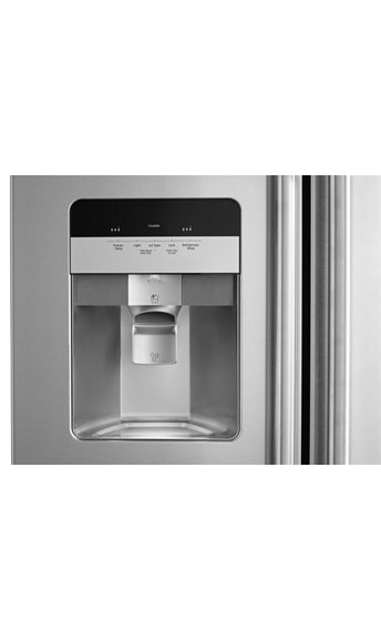 Maytag 36-Inch Wide Side-by-Side Refrigerator with Exterior Ice and Water Dispenser - 25 Cu. Ft. MSS25C4MGZ