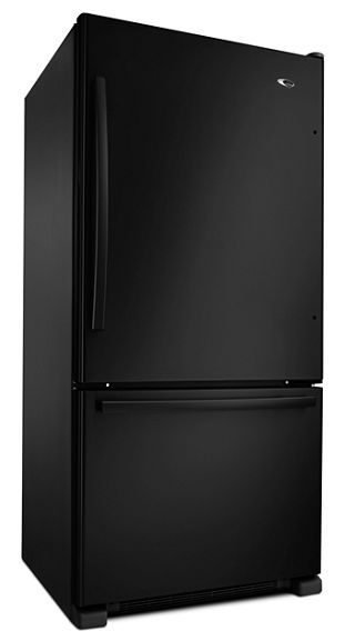 Amana 33-inch Wide Bottom-Freezer Refrigerator with EasyFreezer™ Pull-Out Drawer - 22 cu. ft. Capacity ABB2224BRB