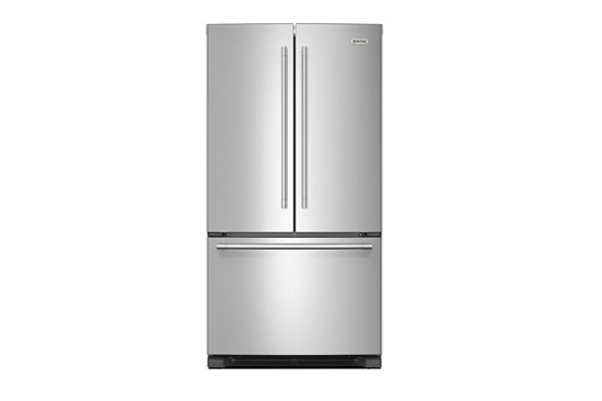 Maytag® 36 Inch Wide French Door Bottom Mount Refrigerator with Max Cool Setting - 25 Cu. Ft. MRFF4136RZ