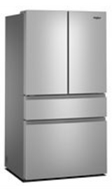 Whirlpool® 30 Cu. Ft. Family-Sized Capacity French Door Refrigerator with Flexible Temperature Drawer WRMF3336SZ