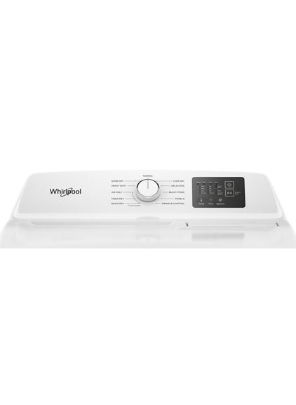 Whirlpool 7.0 cu. ft. Electric Dryer with AutoSensing and Wrinkle Shield™ option - Vented Top Load Matching WED4307SW