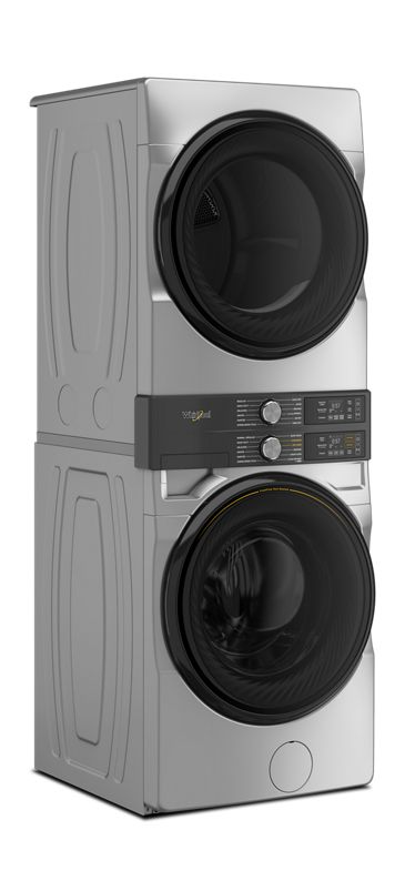 Smart ENERGY STAR® Front Load Laundry Tower with UV Clean Technology & FreshFlowTM Vent System 4.5 cu. ft. Washer & 7.4 cu. ft. Electric Dryer WEF5727TR