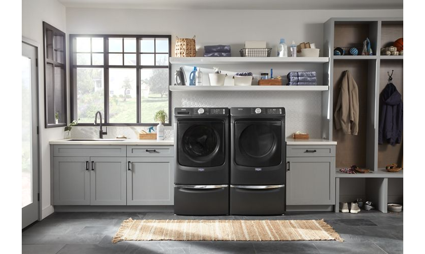 Whirlpool 15.5" Pedestal for Front Load Washer and Dryer with Storage XHPC155MBK