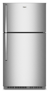 Whirlpool® 32.8-inch Wide Top Freezer Refrigerator with Total Coverage Cooling- 21.3 Cu. Ft. WRTX7421TZ