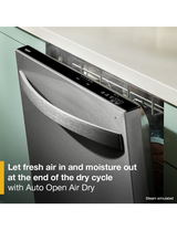 Whirlpool® 24-Inch Top Control Dishwasher with Total Coverage Wash and Auto Open Air Dry in Fingerprint Resistant Stainless Steel WDTS8024SZ