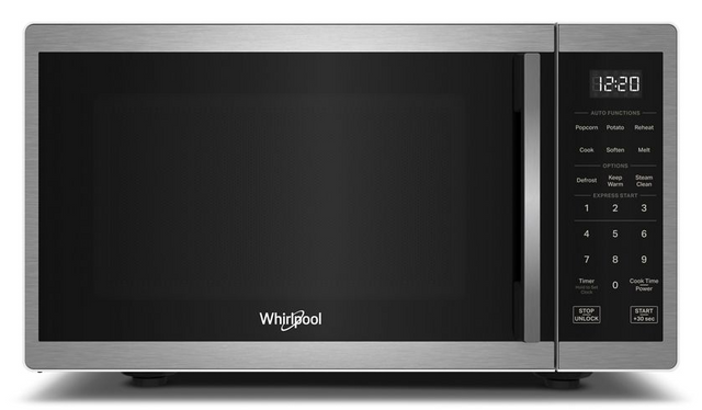 Whirlpool 0.9 cu. ft. Stainless Steel Countertop Microwave With Steam Clean - 900 watt WMCS3019RS