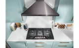 Whirlpool 36-inch Gas Cooktop with EZ-2-Lift™ Hinged Cast-Iron Grates WCGK5036PV