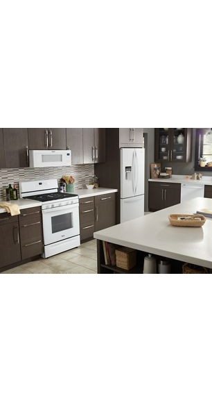 Whirlpool 30-inch Wide French Door Refrigerator - 20 cu. ft. WRF560SEHW