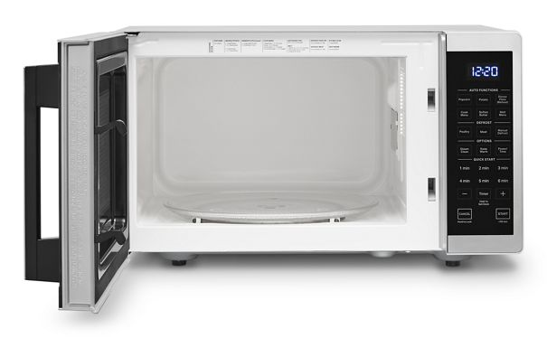 Whirlpool 0.9 Cu. Ft. Capacity Countertop Microwave with 900 Watt Cooking Power WMC30309LS-Silver Ultra Finish