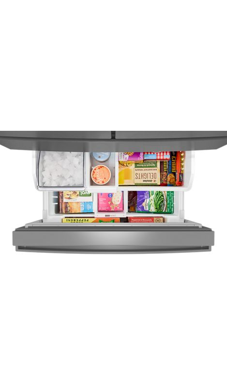 Whirlpool® 30 Cu. Ft. Family-Sized Capacity French Door Refrigerator with Flexible Temperature Drawer WRMF3336SZ