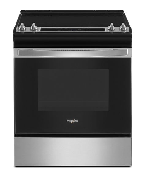 Whirlpool 34" Tall Range with Self Clean Oven Cycle WEE515SALS-Stainless Steel