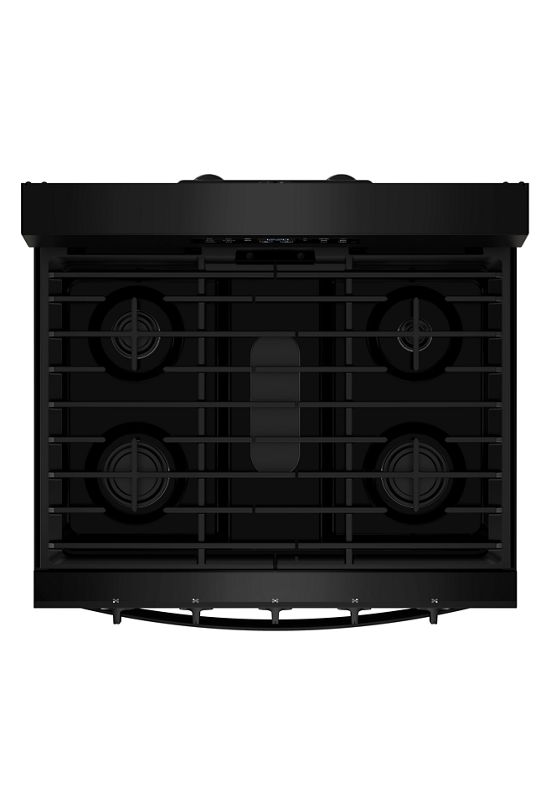 Whirlpool 30-inch Gas Range with Air Cooking Technology WFGS5730SB
