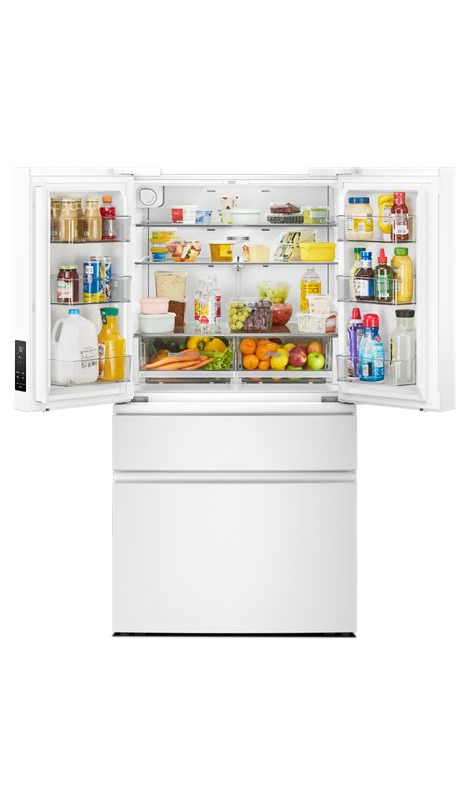Whirlpool® 30 Cu. Ft. Family-Sized Capacity French Door Refrigerator with Flexible Temperature Drawer WRMF3336SW
