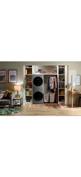 Whirlpool Compact ENERGY STAR® Ventless Heat Pump Laundry Tower with 2.7-cu ft Washer and Electric 4.3-cu ft Dryer WFH5424SJ