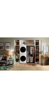 Whirlpool Compact ENERGY STAR® Ventless Heat Pump Laundry Tower with 2.7-cu ft Washer and Electric 4.3-cu ft Dryer WFH5424SW