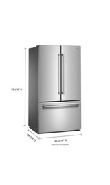 Maytag® 31 Cu. Ft. XL Capacity French Door Bottom Mount Refrigerator with Ice + Water MRFF4336TZ