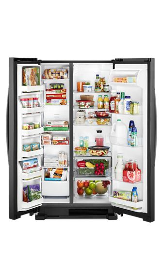 Whirlpool 36-inch Wide Side-by-Side Refrigerator - 25 cu. ft. WRS315SNHB