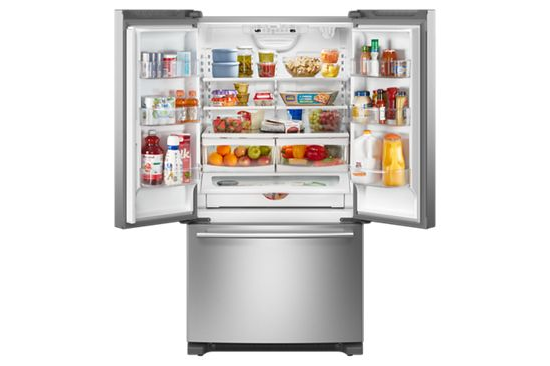 Maytag® 36 Inch Wide French Door Bottom Mount Refrigerator with Max Cool Setting - 25 Cu. Ft. MRFF4136RZ