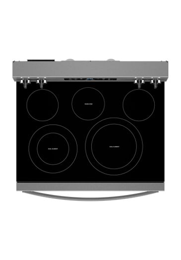 Whirlpool 30-inch Energy Star Electric Range with Air Cooking Technology, No Preheat Air Fry and Air Baking and Self Clean WFES5030RZ