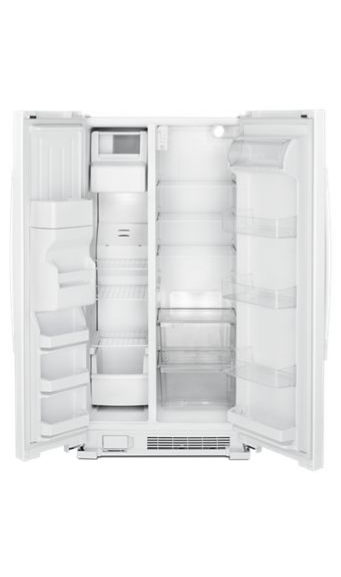 Amana 33-inch Side-by-Side Refrigerator with Dual Pad External Ice and Water Dispenser ASI2175GRW