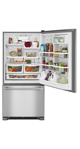 Maytag 33-Inch Wide Bottom Mount Refrigerator - 22 Cu. Ft. MBF2258FEZ
