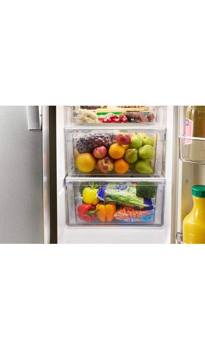 Whirlpool 36-inch Wide Side-by-Side Refrigerator - 28 cu. ft. WRSF5536RB