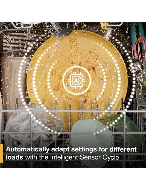 Whirlpool® 24-Inch Top Control Dishwasher with Total Coverage Wash and Auto Open Air Dry in Fingerprint Resistant Stainless Steel WDTS8024SZ