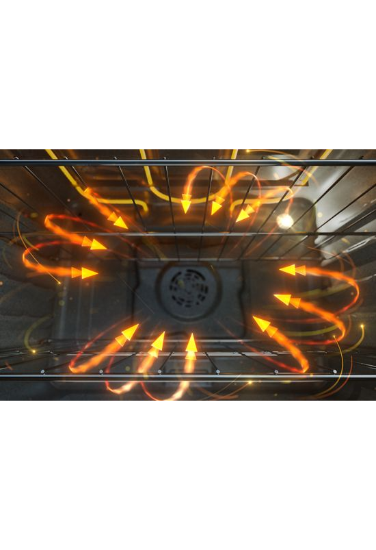 Whirlpool 30-inch Electric Range with Air Cooking Technology WFES5730SV