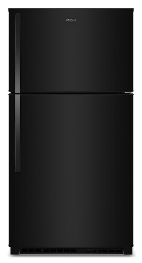 Whirlpool® 32.8-inch Wide Top Freezer Refrigerator with Total Coverage Cooling- 21.3 Cu. Ft. WRTX7421TB