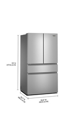 Whirlpool® 30 Cu. Ft. Family-Sized Capacity French Door Refrigerator with Flexible Temperature Drawer WRMF3336SZ