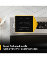 Whirlpool 30-inch Electric Range with Air Cooking Technology WSES5030SZ
