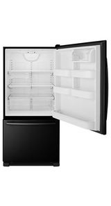 Amana 33-inch Wide Bottom-Freezer Refrigerator with EasyFreezer™ Pull-Out Drawer - 22 cu. ft. Capacity ABB2224BRB