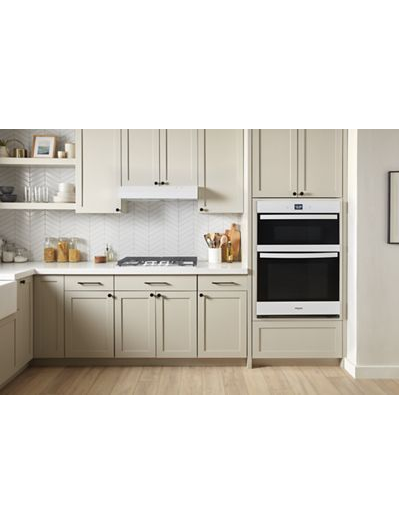 Whirlpool 5.7 Total Cu. Ft. Combo Wall Oven with Air Fry When Connected WOEC5027LW