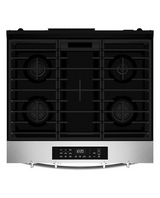 Whirlpool 30-inch Gas Smart Range with Air Cooking Technology and Steam Clean WSGS4530TS