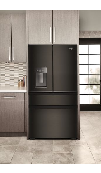 Whirlpool 36-inch Wide True Counter Depth 4-Door French Door Refrigerator - 22 cu. ft. WRMC5036RV