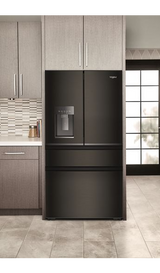 Whirlpool 36-inch Wide True Counter Depth 4-Door French Door Refrigerator - 22 cu. ft. WRMC5036RV