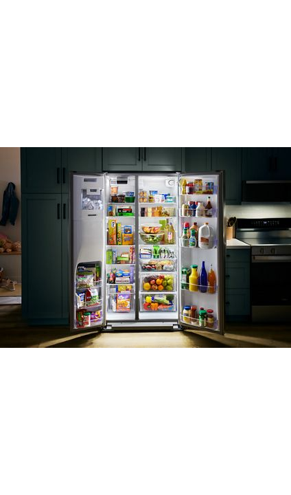 Whirlpool 36-inch Wide Side-by-Side Refrigerator - 28 cu. ft. WRSF5536RB