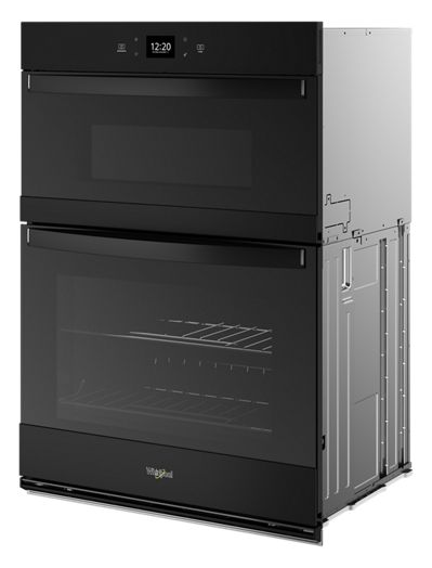 Whirlpool 6.4 Total Cu. Ft. Combo Wall Oven with Air Fry When Connected WOEC5030LB