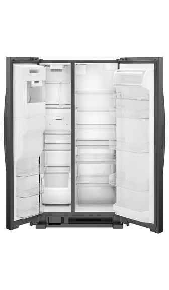 Whirlpool 36-inch Wide Side-by-Side Refrigerator - 25 cu. ft. WRS555SIHB