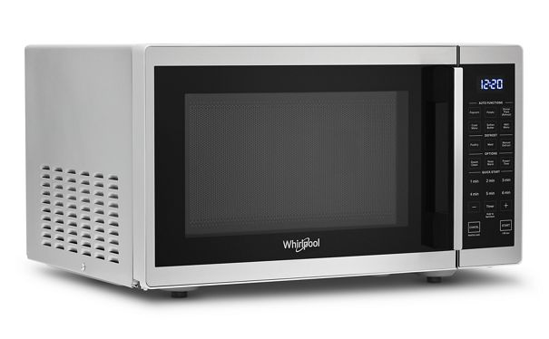 Whirlpool 0.9 Cu. Ft. Capacity Countertop Microwave with 900 Watt Cooking Power WMC30309LS-Silver Ultra Finish