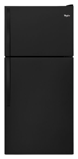 Whirlpool 30-inch Wide Top Freezer Refrigerator - 18 Cu. Ft. WRT108FFDB-Black