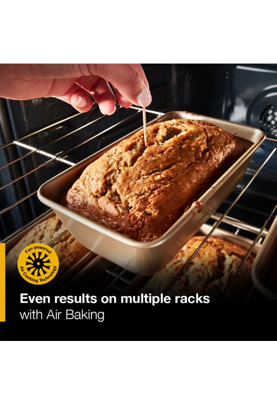 Whirlpool 30-inch Electric Range with Air Cooking Technology WFES5730SV