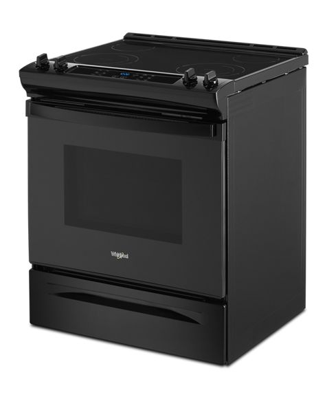 Whirlpool 34" Tall Range with Self Clean Oven Cycle WEE515SALB-Black