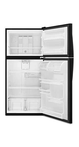 Whirlpool 30-inch Wide Top Freezer Refrigerator - 18 Cu. Ft. WRT138FFDB-Black